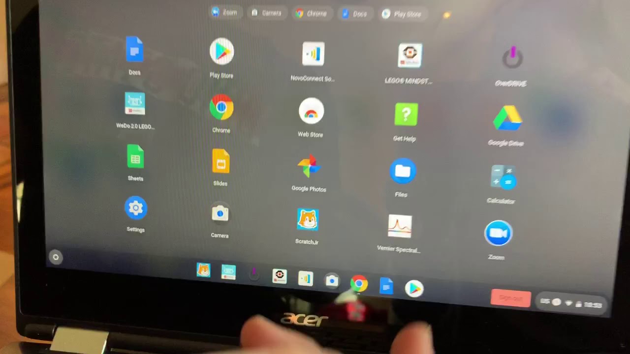 how to change background on zoom with chromebook