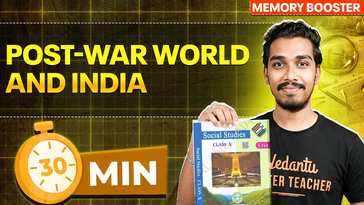 Post-War World and India One-Shot in 30 Mins | Class 10 AP/TS Social | Rupesh Sir
