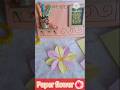 DIY paper flower 🌺 easy way #Thecraftyart #diy #craft #howtomakepaperflower #art