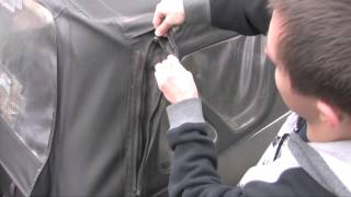 Kia Sportage Hardtop Installation Demonstration 2001 Kia Sportage Soft Top