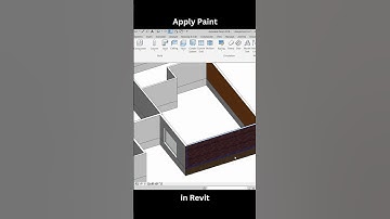 How to Apply Paint in Revit | Revit Material Paint Tool Tutorial #shorts