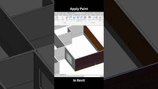 How to Apply Paint in Revit | Revit Material Paint Tool Tutorial #shorts Net Worth