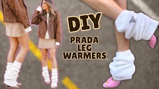 PRADA Inspired Leg Warmers! (Thrift Flip) | DIY with Orly Shani