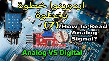 Arduino Tutorial:7 How to read Analog inputكورس اردوينو(7) #Arduino​#Analog vs Digital input