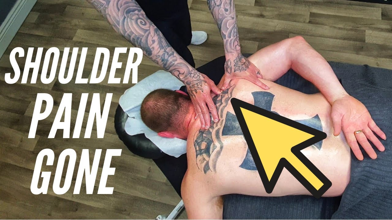 Massage Shoulder pain RELIEF in one session! With this NO FLUFF Deep Tissue  Massage/ ART 