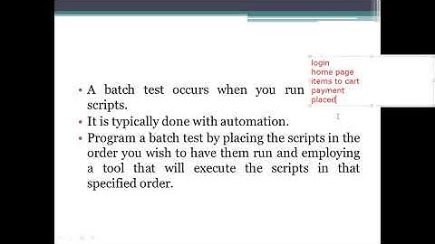 JNTUK R16 III CSE SEM II STM UNIT 6  Batch Tests  LECT 47