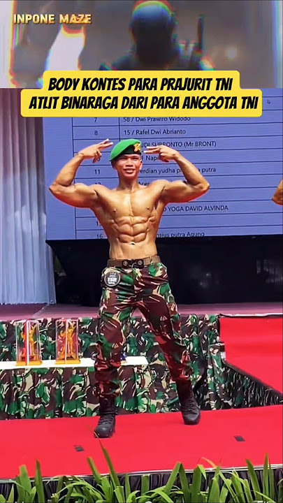 Amaze Netizens with the TNI Soldier Body Contest Event‼️#bodybuilding #bodybuilding #tni #tniad #...