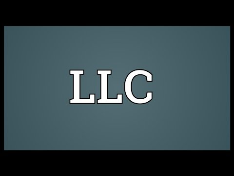 What Does The Initials Llc Mean