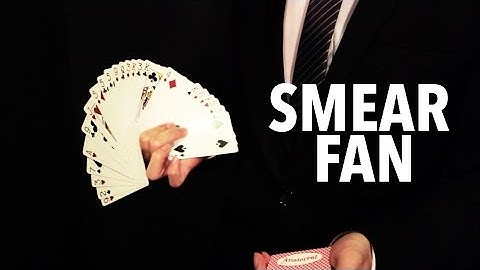 Cardistry for Beginners: Spreads - Smear Fan Tutorial
