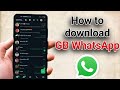How to download GB WhatsApp Latest version | GBWhatsapp 2024