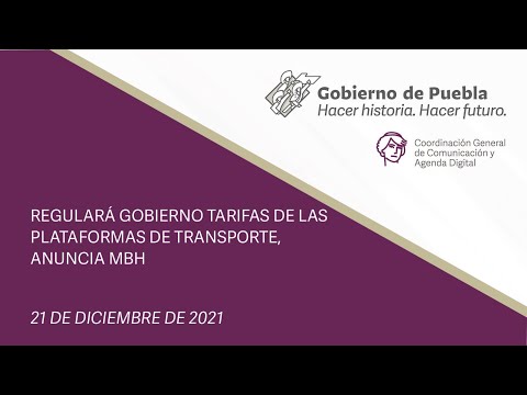 REGULARÁ GOBIERNO TARIFAS DE LAS PLATAFORMAS DE TRANSPORTE, ANUNCIA MBH