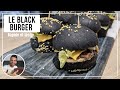 Black Burger RAPIDE et FACILE ‼️ Ma recette de pain burger à la maison 👨🏻‍🍳