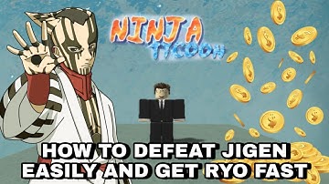 HOW TO GET RYO & KILL JIGEN FASTER! | Ninja Tycoon V3.8