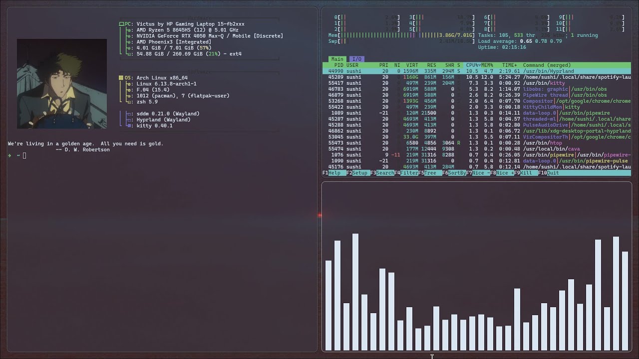 less is more 🤩 - arch linux rice - YouTube