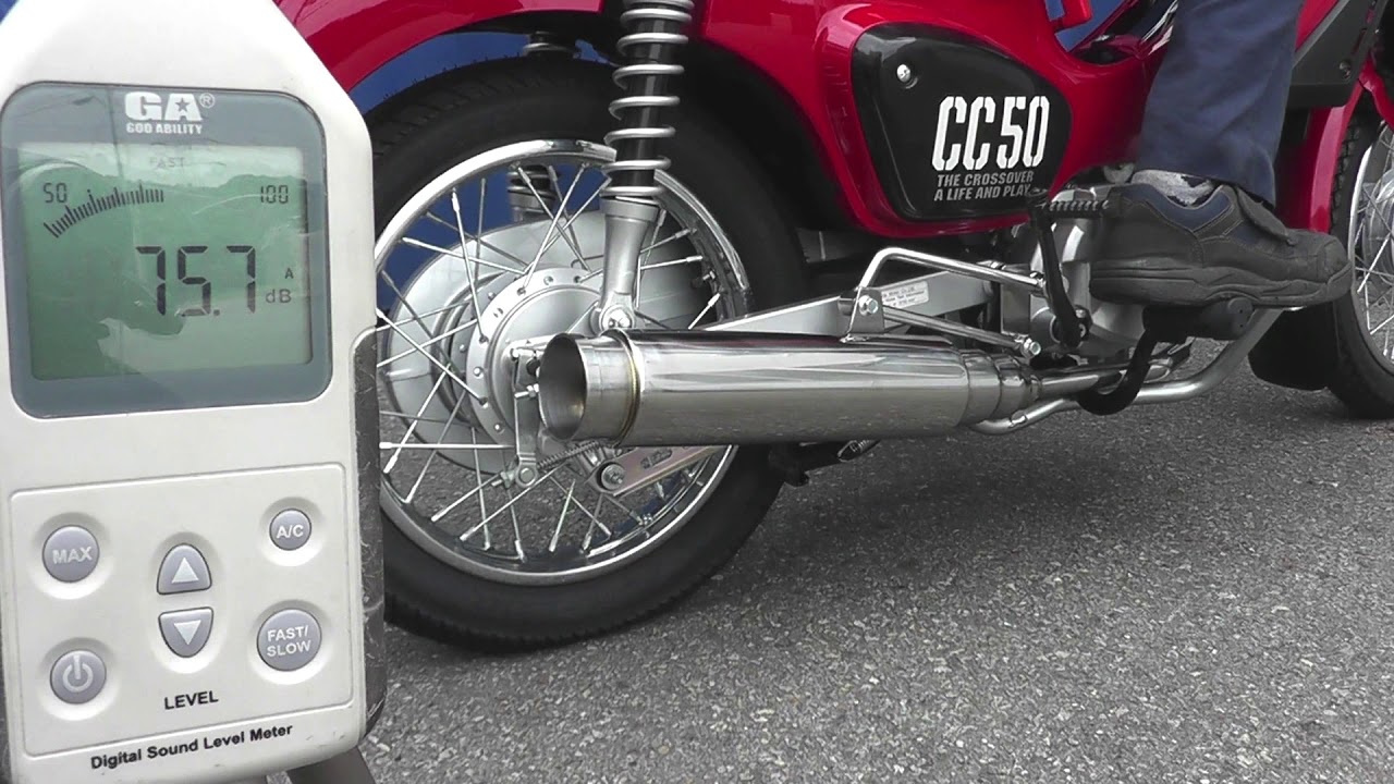 WirusWin】ホンダ クロスカブ50用ロッドサイレンサーマフラー - YouTube