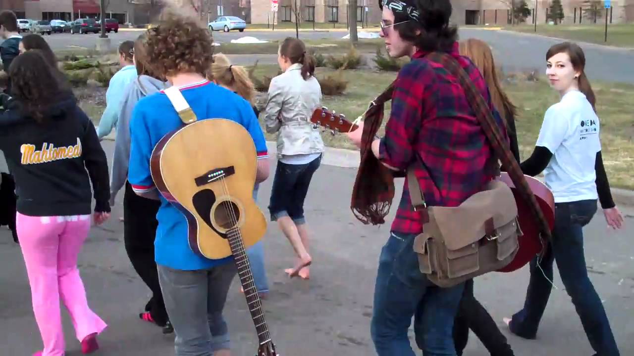 One Day Without Shoes walk, Mahtomedi High - TOMS SHOES..