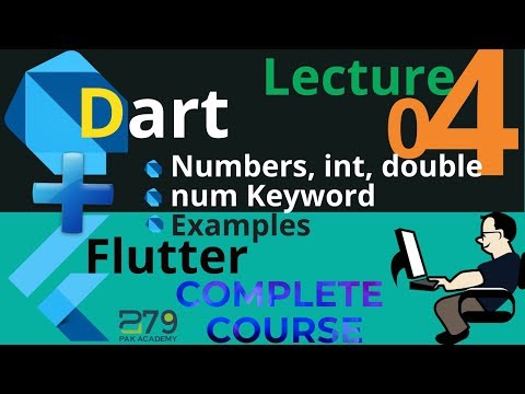 dart tutorial for beginners in hindi | Lec#04 | Numbers