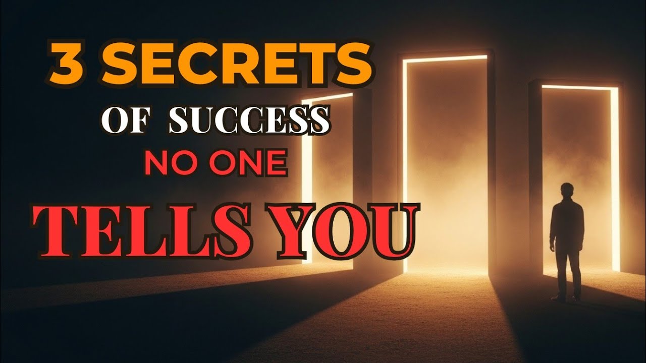 3 SECRETS of Success No One TELLS YOU