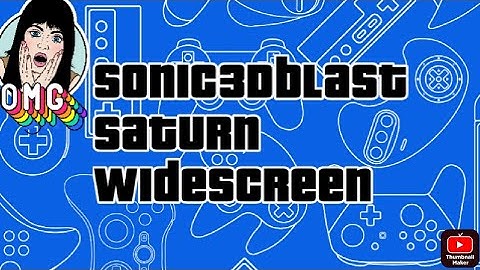 Sonic 3D Blast intro widescreen saturn