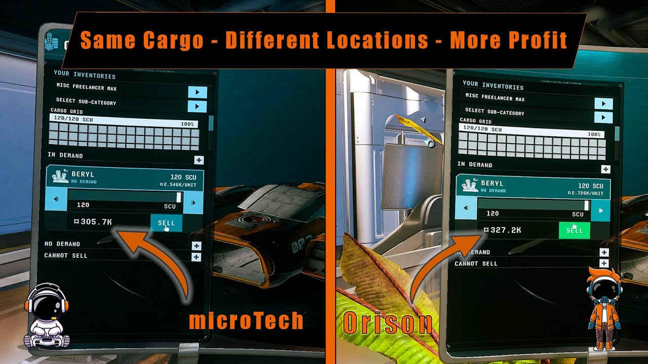 Double Profit Cargo Run - Selling Non Local In Star Citizen - YouTube