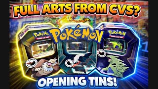 🔥 POKEMON TINS @ CVS ! FULL ART HIT ?! 😱😱