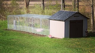Building Our Predator-Proof Chicken Run Part 2: Buried Hardware Cloth at Base