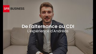 De l'alternance au CDI - L'expérience d'Andréas, ingénieur commercial chez SFR Business screenshot 2