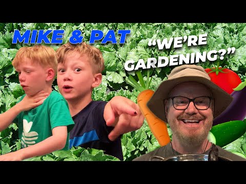 Eating from Jim Gaffigan's Garden! | Mike & Pat show