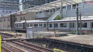 南海1000系4両(各停)なんば行き　堺東駅に到着