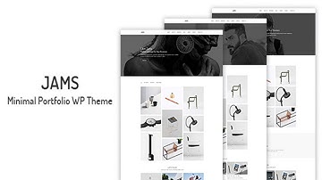 Jams - Minimal Portfolio WordPress Theme | Themeforest Website Templates and Themes