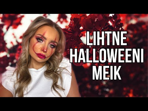 Video: Halloweeni meik 2022 tüdrukule kodus