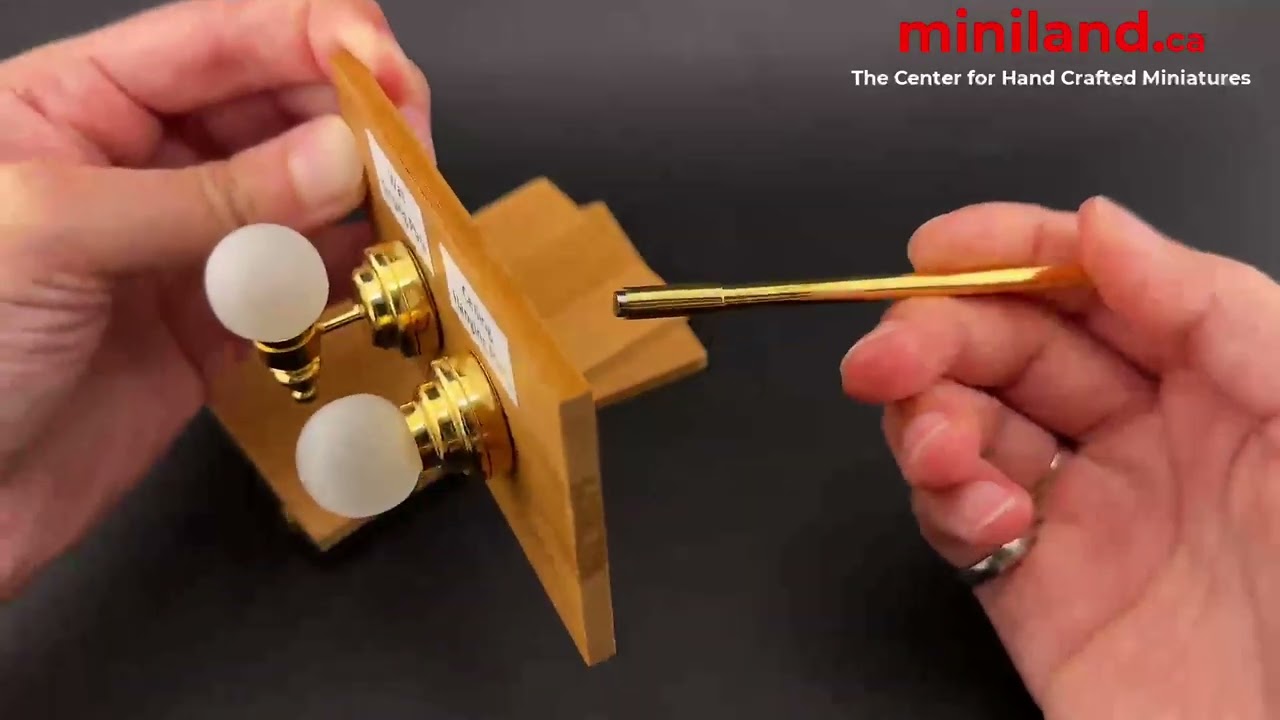 Miniature touchless wand lights - how to: hang wall and ceiling dollhouse MiniLAND mini lamps lights