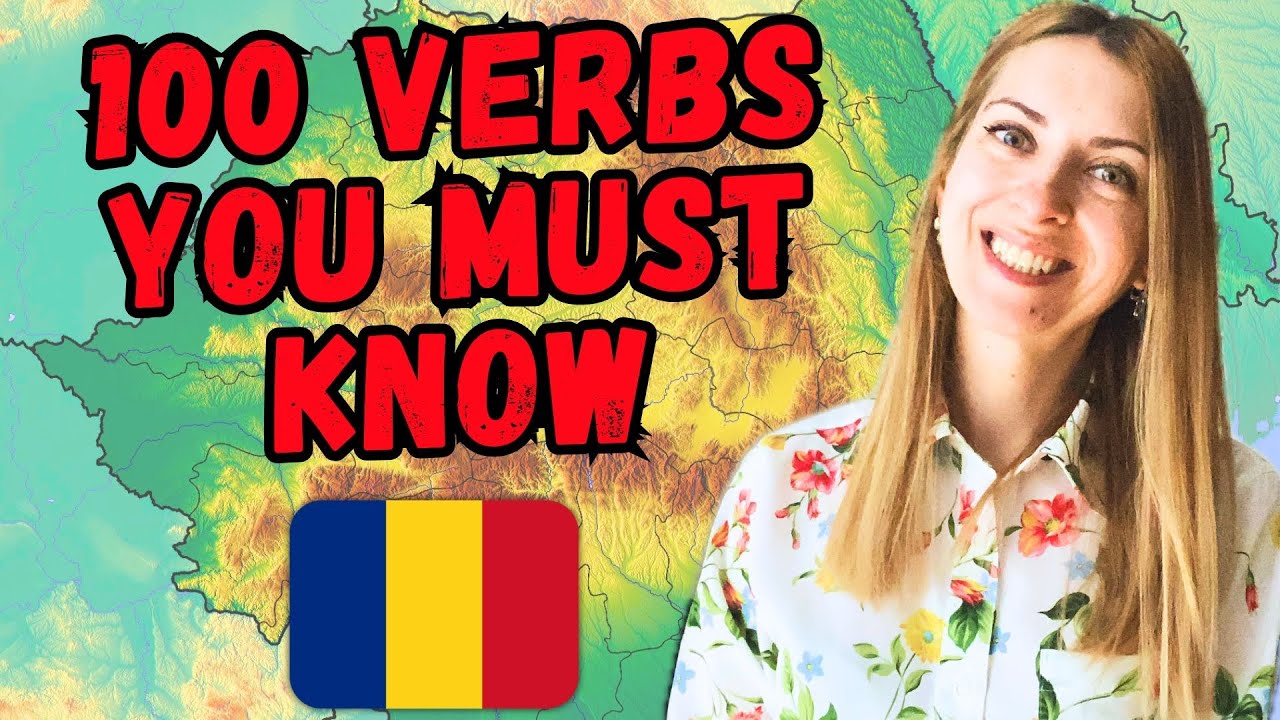 Learn 100 Romanian verbs 🇷🇴 with free PDF (link in comments)