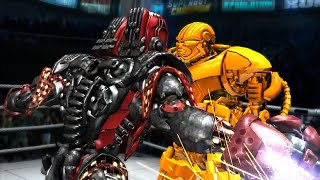 REAL STEEL THE VIDEO GAME - A DEAFENING BLOW (TWIN CITIES vs ZEUS)