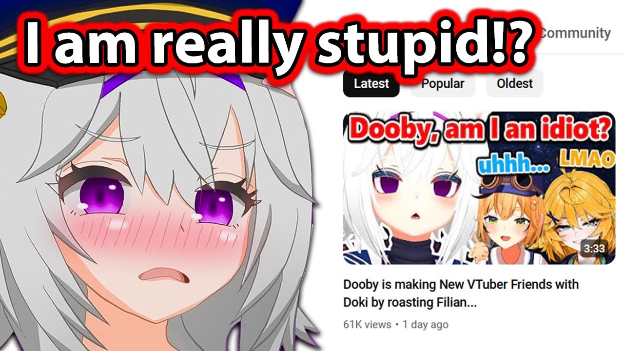 Filian Reacts To Dooby Roasting Her...