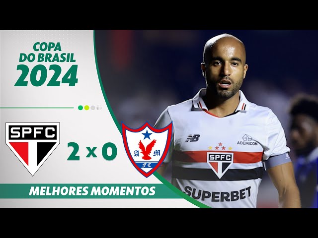 SÃO PAULO 2 X O ÁGUIA DE MARABÁ | MELHORES MOMENTOS | COPA DO BRASIL 2024 | ge.globo class=