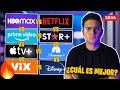 Netflix vs prime vs hbo max vs disney vs star vs paramount vs apple tv vs vix cul conviene