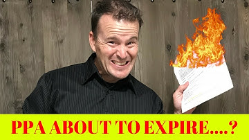 What to do if your PPA is going to expire?