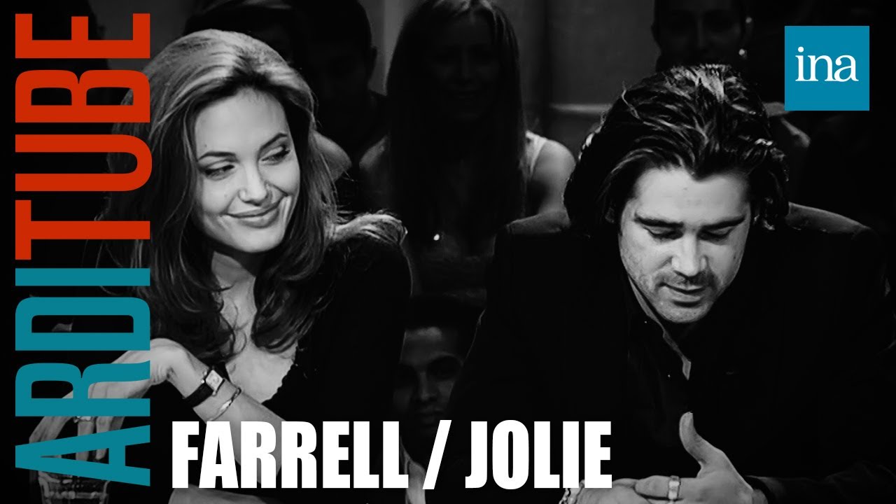 Angelina Jolie et Colin Farrell chez Thierry Ardisson  INA Arditube