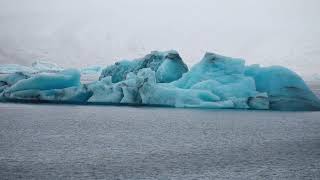 Islande Jökulsárlón Lake Icebergs / Iceland Jökulsárlón Lake Icebergs