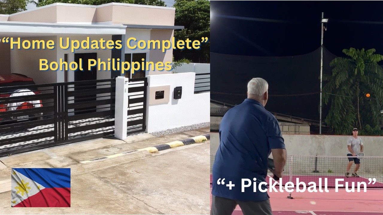 Our final home updates &  friendly game of pickleball
