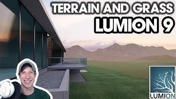 PHOTOREALISTIC RENDERING from SketchUp Model in Lumion 9 (Ep 2) - Terrain and Grass