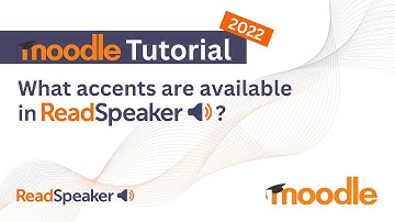 What Voices are Available in English? | ReadSpeaker for Moodle Tutorial 2022 | Text-to-Speech (TTS)