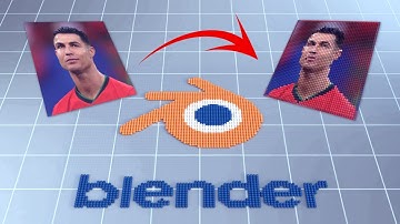 3D Pixel Art in Blender | Geometry Nodes