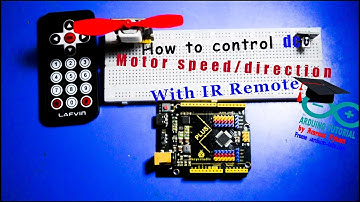 Controlling DC Motor Speed and Direction with a Remote