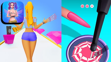 Long Nails 3D ( Android/ios ) Walkthrough gameplay #longnails