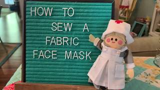 How to Sew a Fabric Face Mask (Easy for Beginners and Kids)