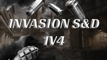 1V4 on Invasion Search and Destory | MW3 Ranked Play