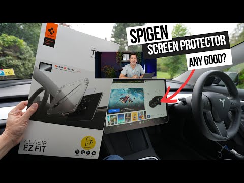 Spigen Screen Protector REVIEW for Tesla Model 3 