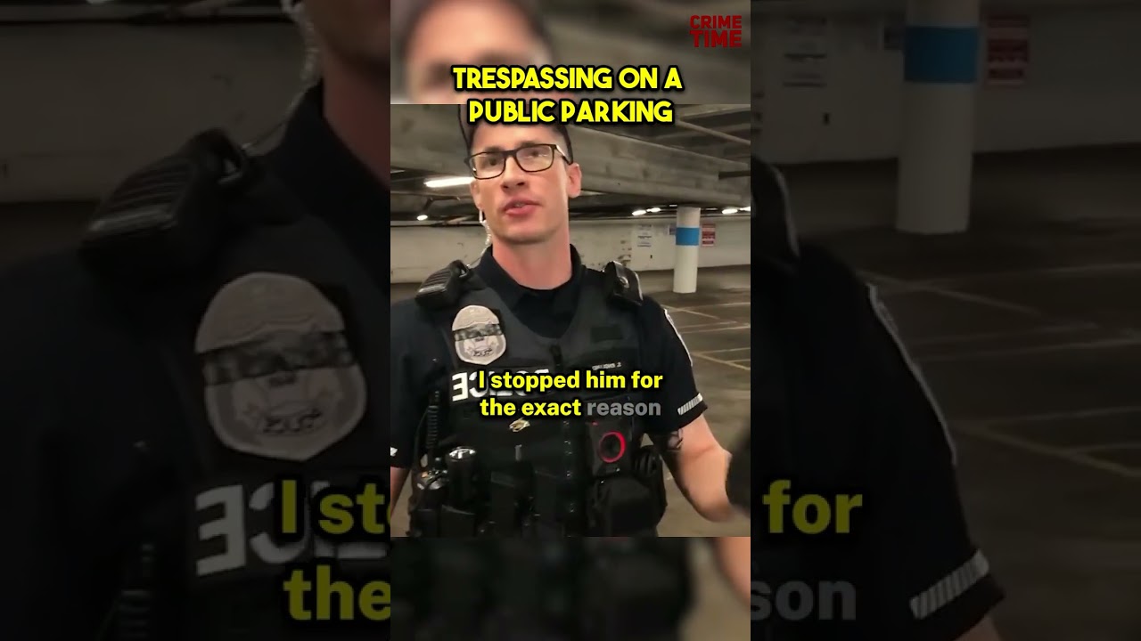 Trespassing On a Public Parking